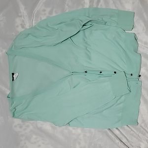 J. Crew aqua lightweight cardigan